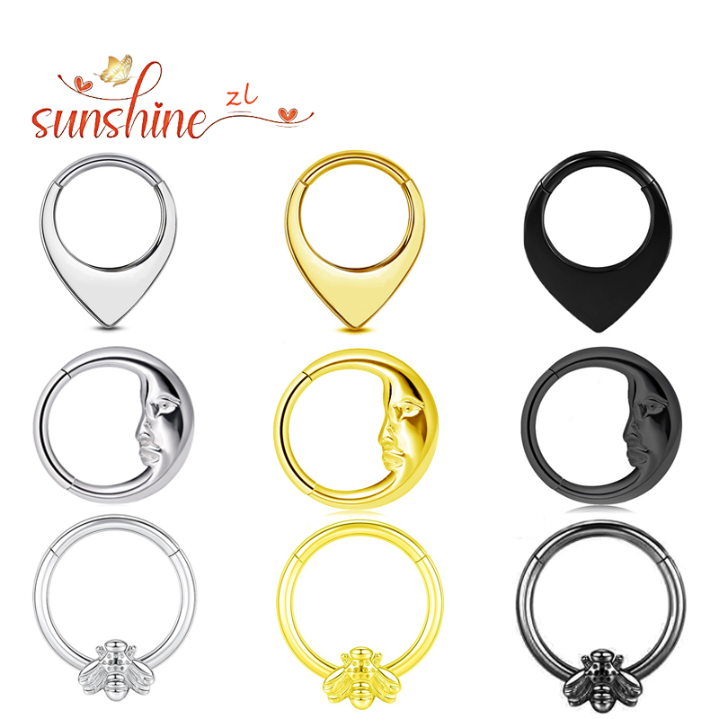 Body Piercing Quality Jewelry - 1PS roestvrij staal Hoge kwaliteit Waterdrop