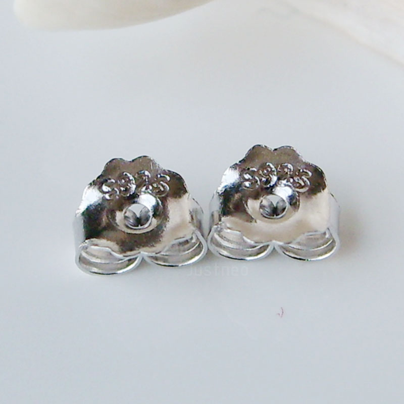 Body Jewelry Top - Earnut, 3.8mm massief 925 sterling zilveren