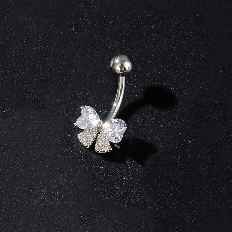 Body Jewelry Piercing - 1 st roestvrij staal vlinder bloem