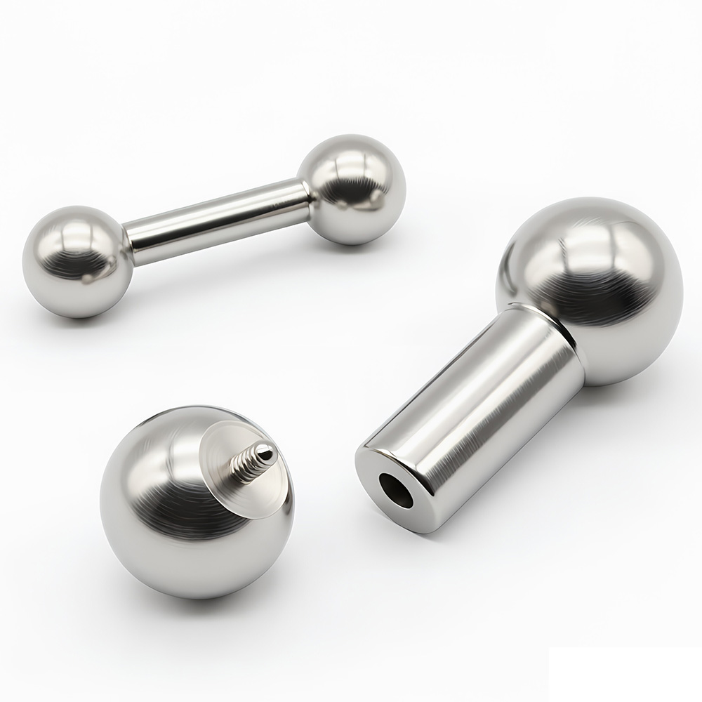 Body Jewelry Barbell - 1Pc 12G-00G Rvs Rechte Barbell Piercing