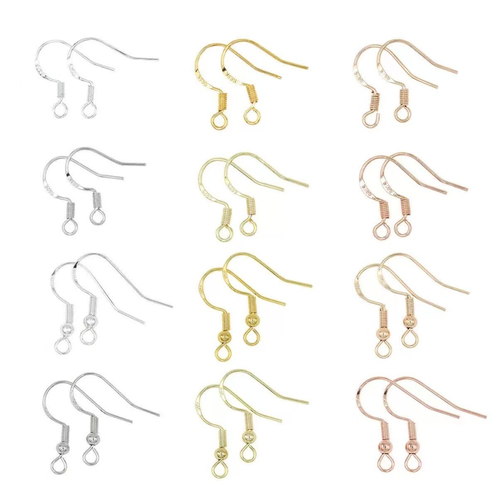 Body Jewelry Top - Vergulde oorhaakjes 100 stuks oorhaakjes achterkant