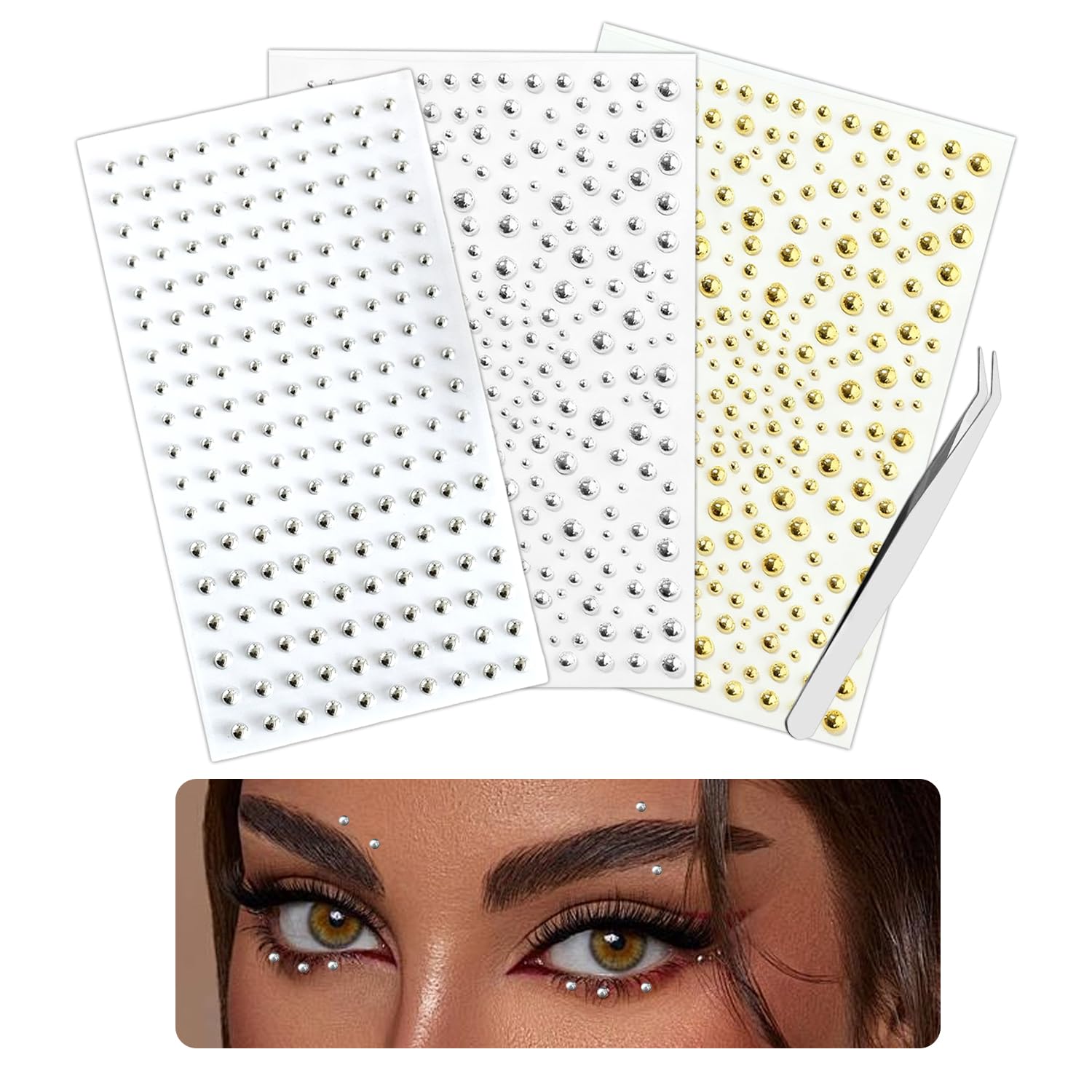 Body Jewelry Piercing - Gezicht lichaam ring stickers zelfklevende gezicht