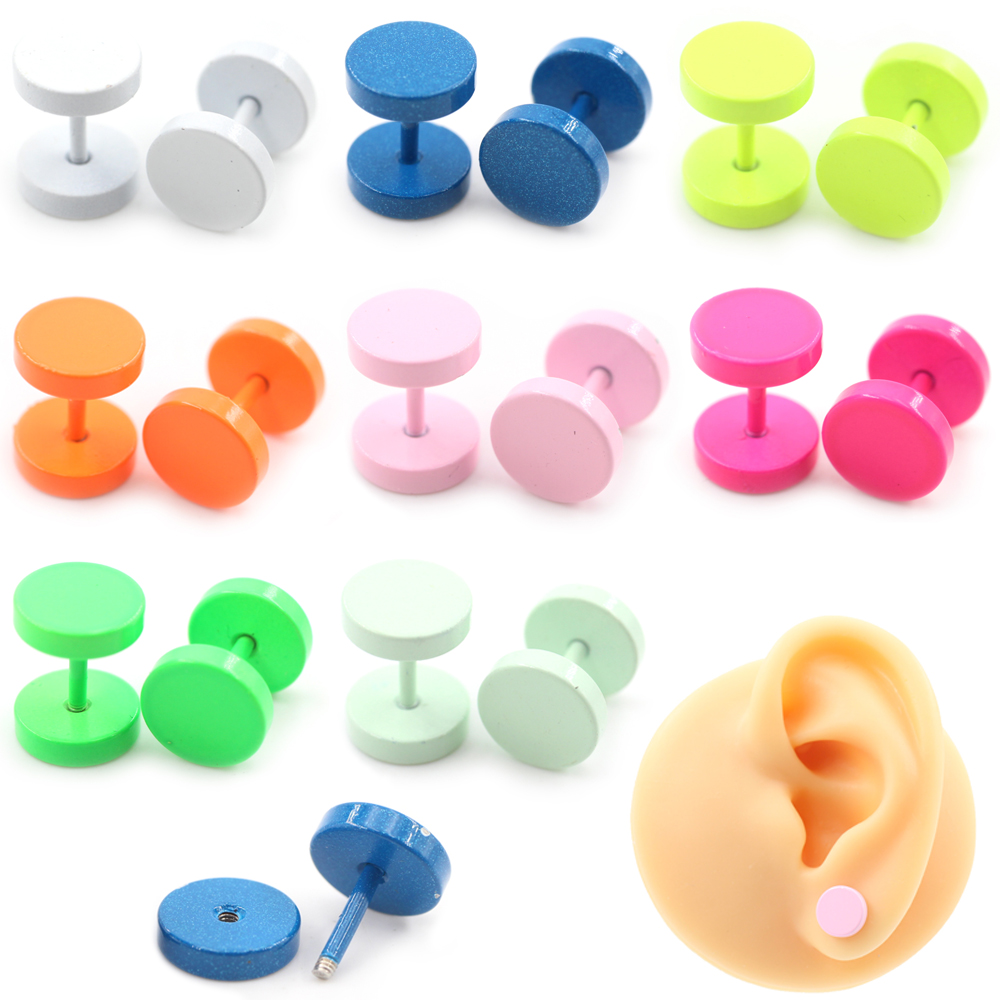 Body Jewelry Barbell - 2 STUKS Bakken Verf Snoep Kleur