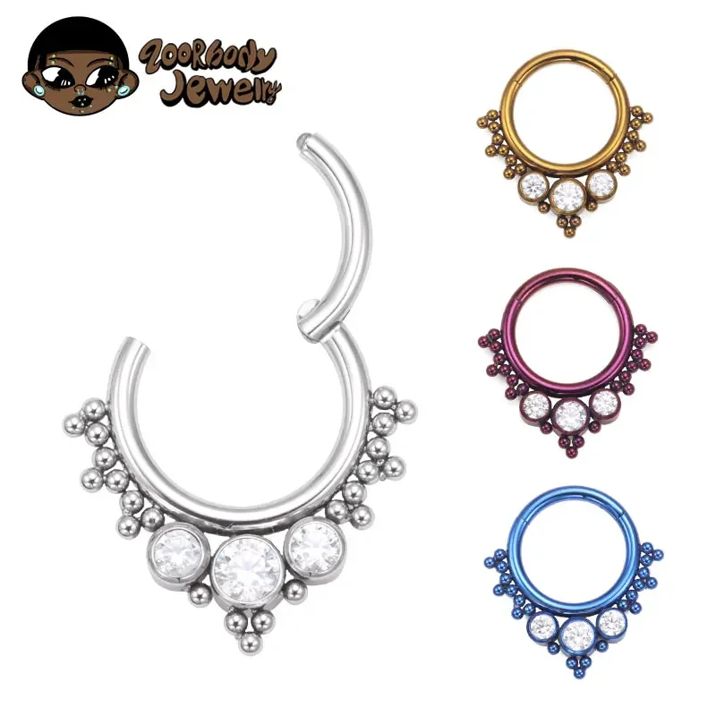 ASTM F136 Titanium Clicker Hog - Body Piercing Quality Jewelry recensie en prijs