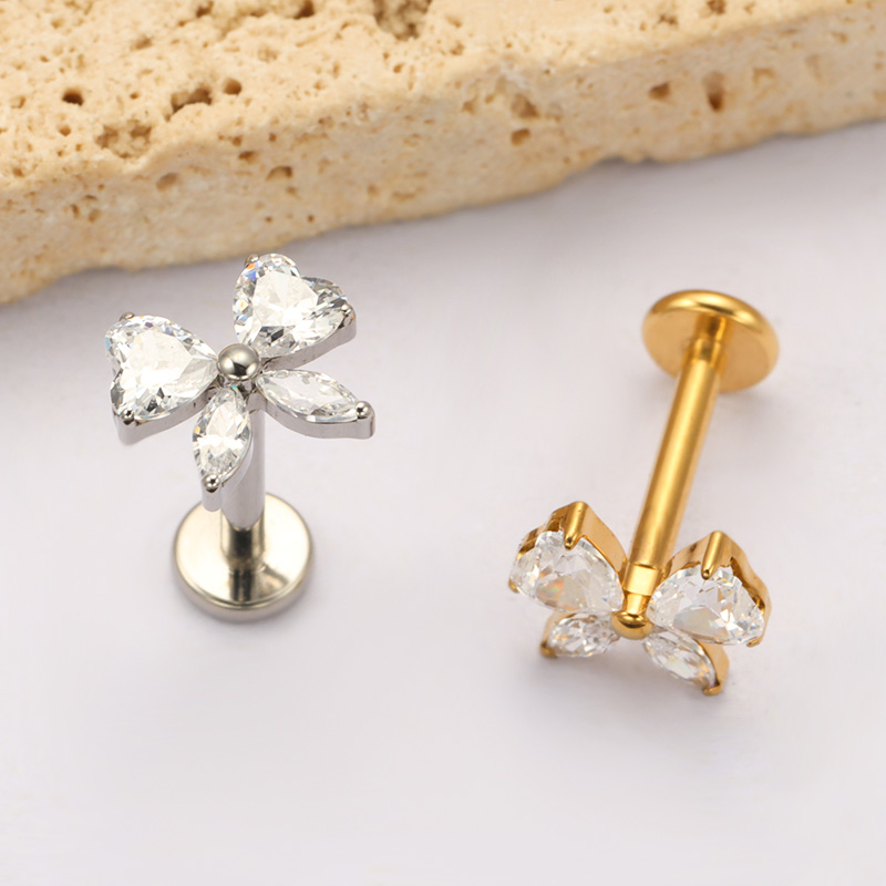 ASTM F136 TItanium Hart CZ Boo - Zoor Body Jewelry recensie en prijs
