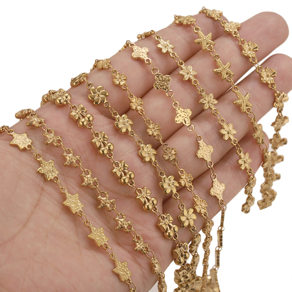 1 meter roestvrijstalen bloems - Body Jewelry In Bulk recensie en prijs