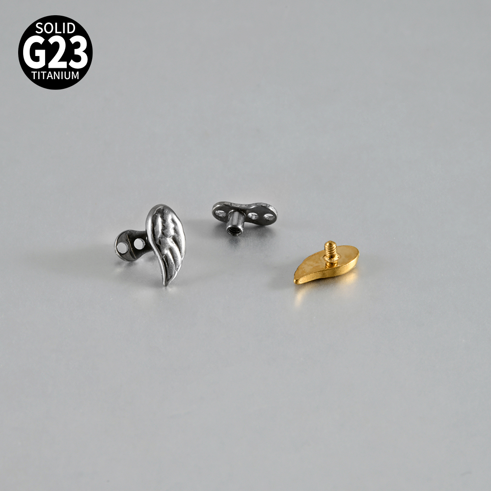 14-1PCS G23 Puur Titanium Vlin - Dermal Anchor Top recensie en prijs