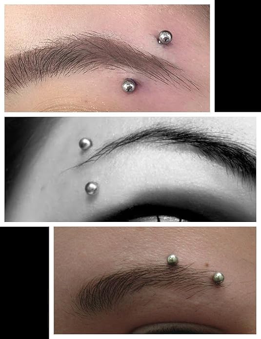 32-delige set chirurgisch staa - Eyebrow Curved Barbell recensie en prijs