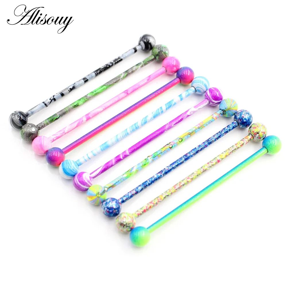 Alisouy 2PC Lange Rechte Rvs B - Industrial Barbell Long recensie en prijs