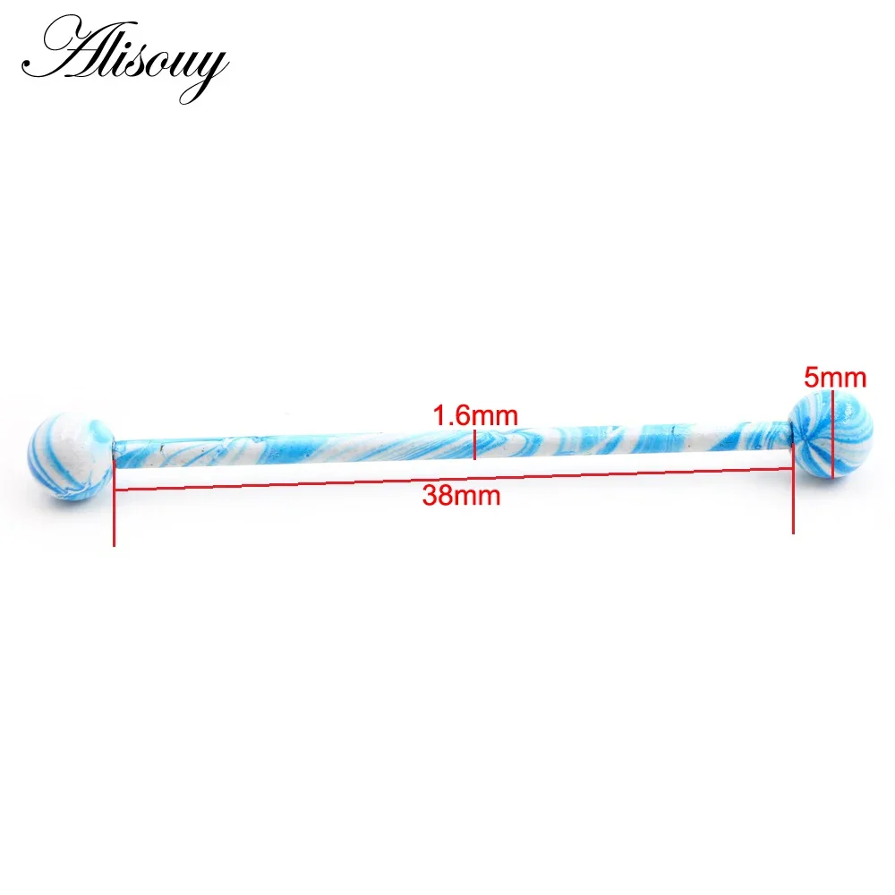 Alisouy 2PC Lange Rechte Rvs B - Industrial Barbell Long recensie en prijs