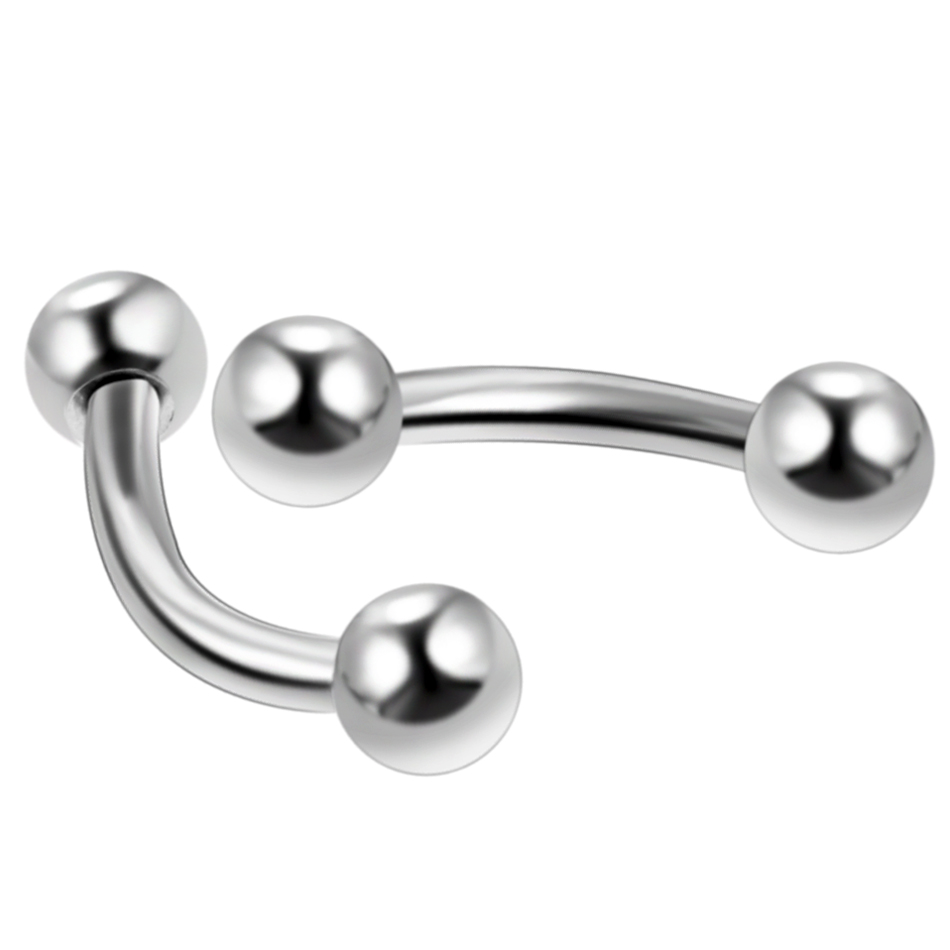 10 stks/partij Staal Wenkbrauw - Zoor Body Jewelry recensie en prijs