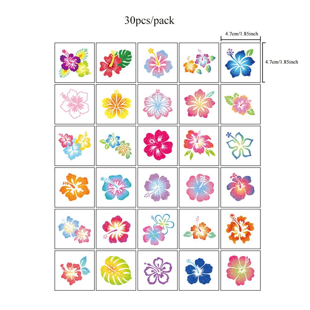 30 stuks glitter zomer strand  - Body Jewelry Glue recensie en prijs