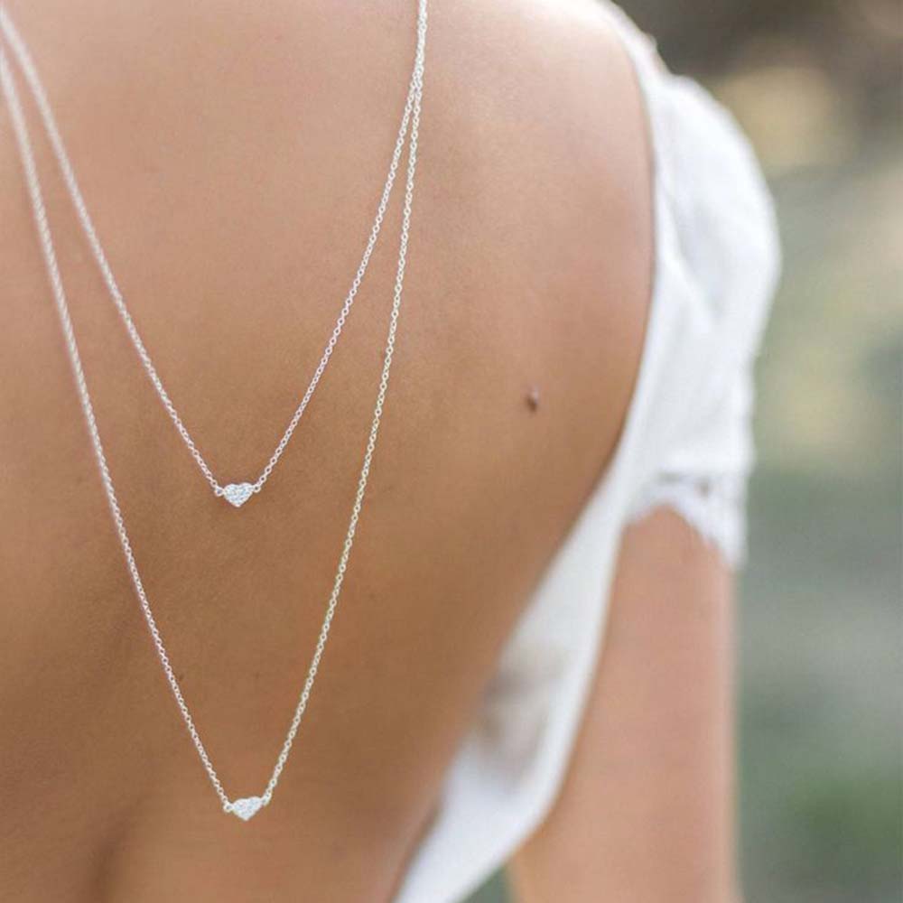 Elegante Dubbellaags Hart Teru - Body Jewelry Back recensie en prijs