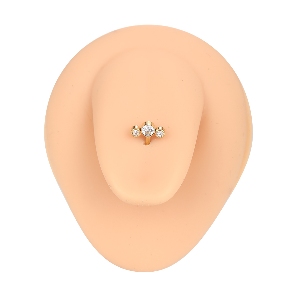 1/5PCS G23 Titanium PIERC Goud - Zoor Body Jewelry recensie en prijs