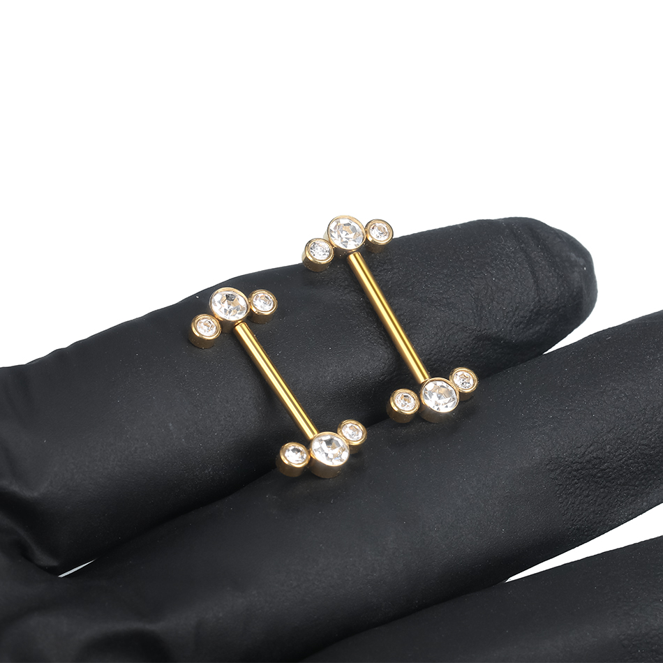 1/5PCS G23 Titanium PIERC Goud - Zoor Body Jewelry recensie en prijs