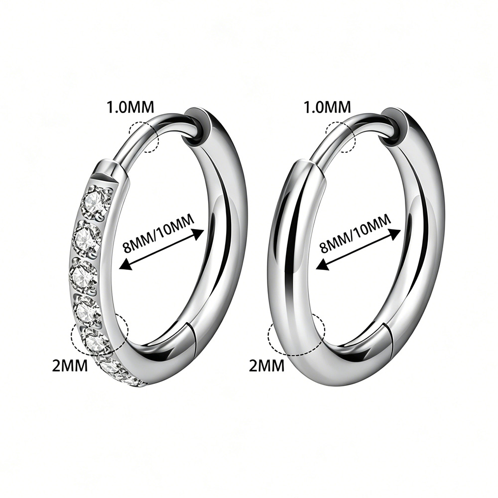 ASTM F136 G23 Titanium oorring - Body Piercing Quality Jewelry recensie en prijs