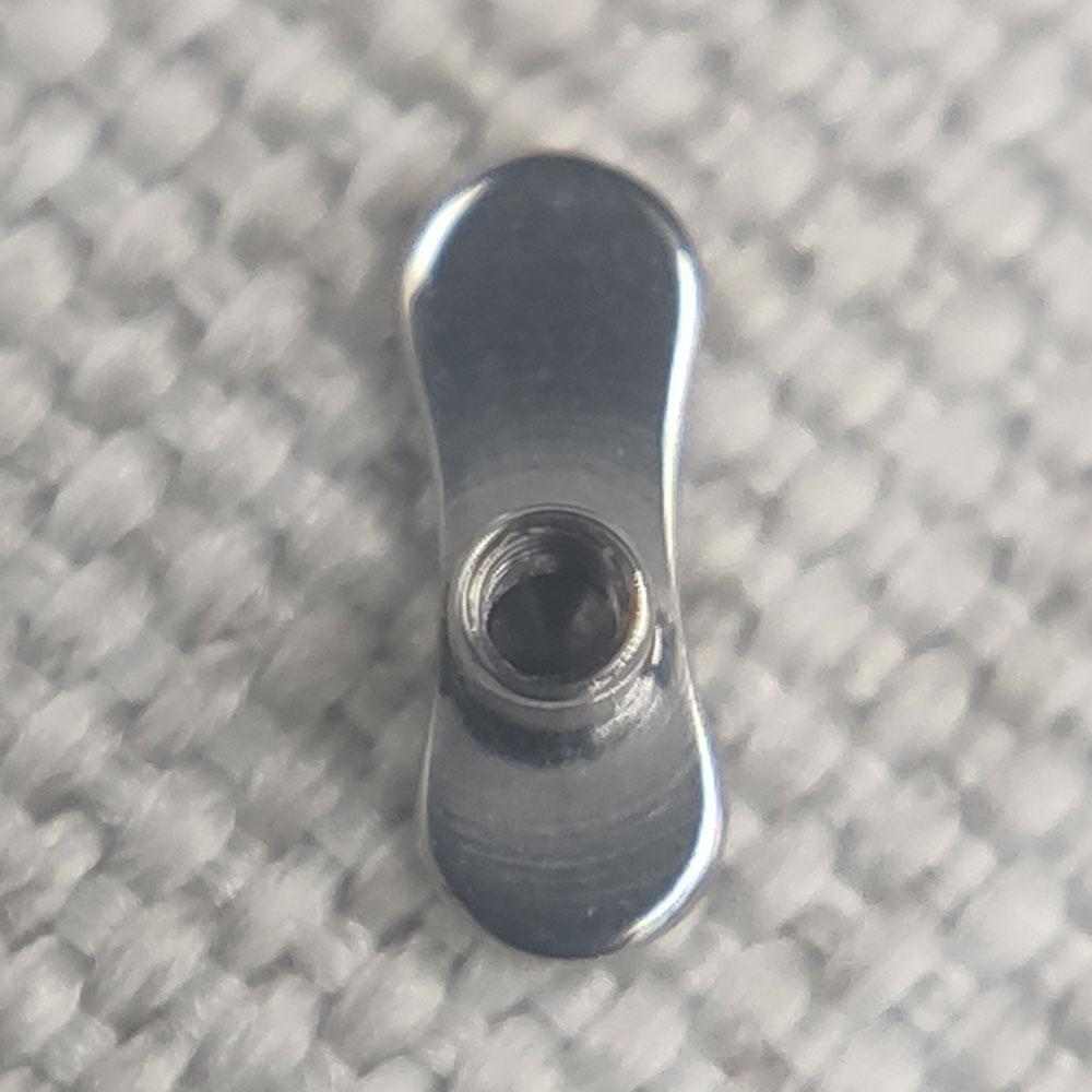 14G Implant Grade Titanium Ast - Dermal Anchor Top recensie en prijs