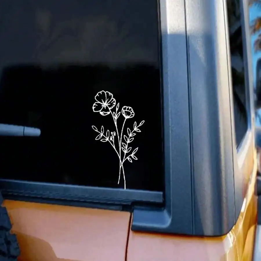 1 stks wilde bloemen autostick - Body Jewelry Back recensie en prijs