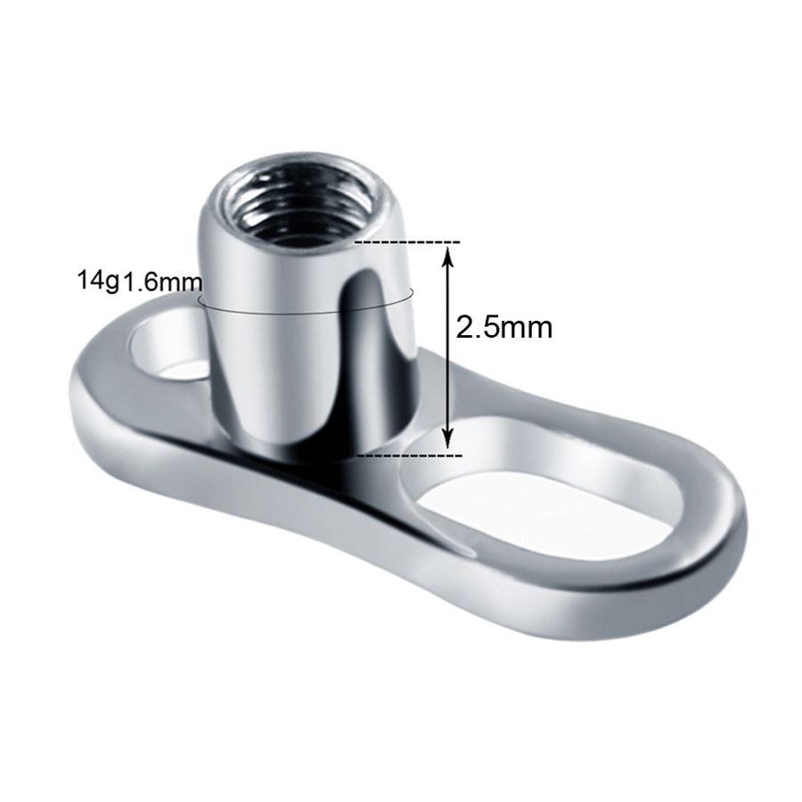 10 stks/partij G23 Titanium Mi - Dermal Anchor Top recensie en prijs