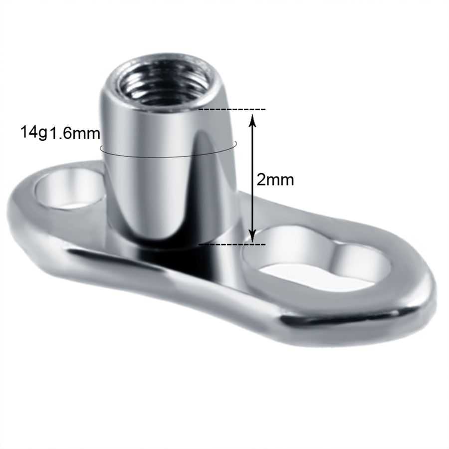 10 stks/partij G23 Titanium Mi - Dermal Anchor Top recensie en prijs