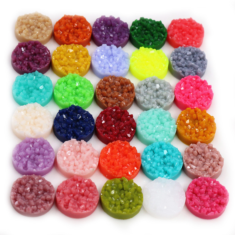 40pcs Hars Druzy Cabochons Dom - Body Jewelry Top recensie en prijs