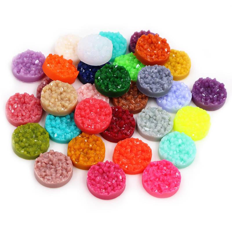 40pcs Hars Druzy Cabochons Dom - Body Jewelry Top recensie en prijs