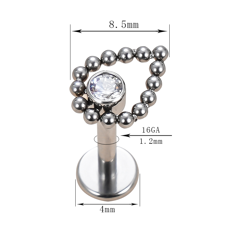 1Pc G23 Titanium 16G Gelast Ba - Body Jewelry Amazon recensie en prijs