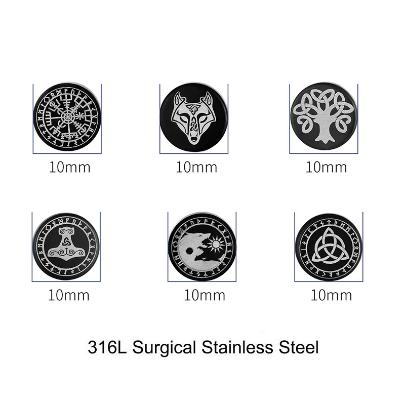 1 paar Viking Barbell Stud Ear - Body Jewelry Barbell recensie en prijs