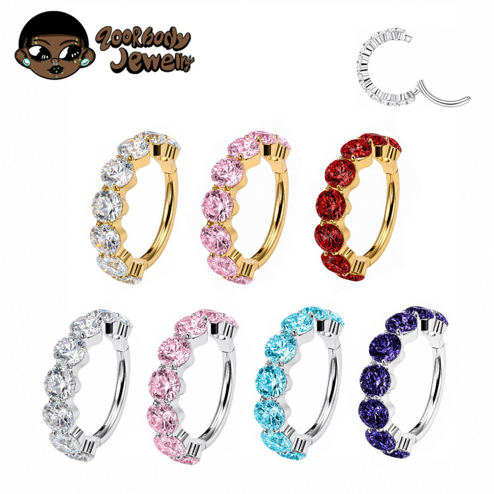 ZOOR F136 Titanium Luxe Zirkoo - Zoor Body Jewelry recensie en prijs