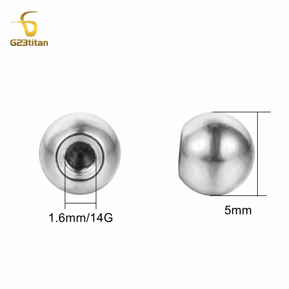 10 stuks 16G 14G 3mm 4mm 5mm G - Body Jewelry Barbell recensie en prijs