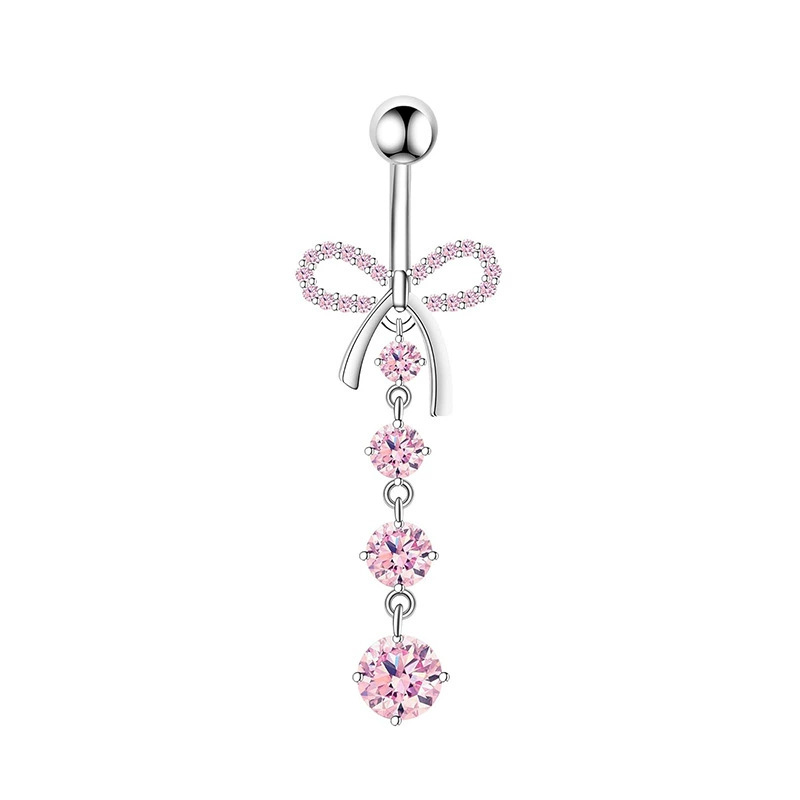 1PCS Roze Kroon Navel Ringen S - Body Jewelry Barbell recensie en prijs