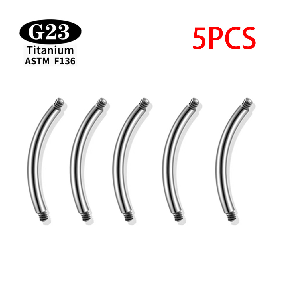 5 Stuks/Lot ASTM F136 Titanium - Zoor Body Jewelry recensie en prijs