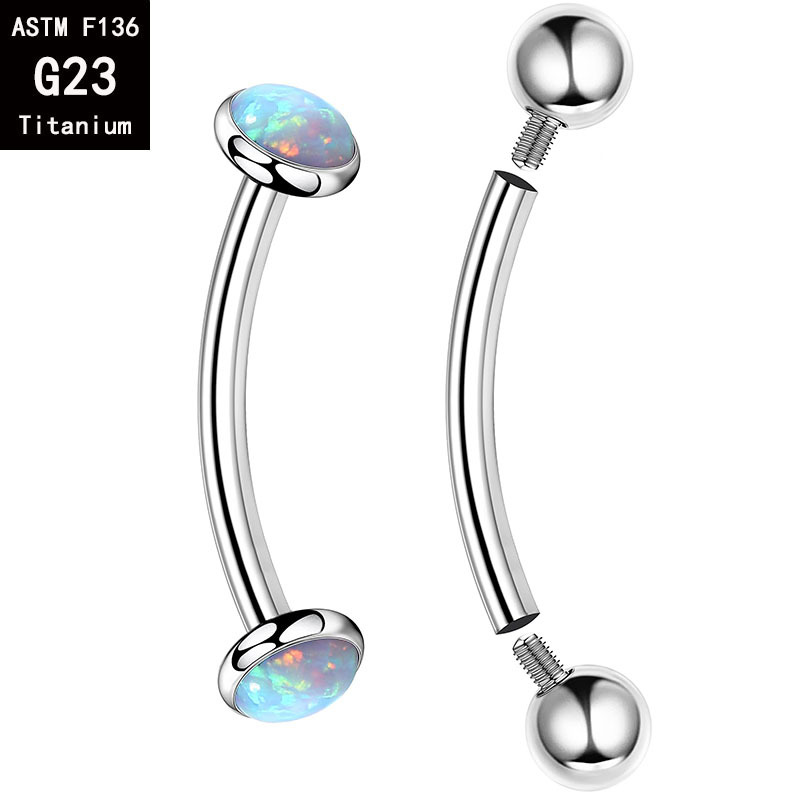 5 Stuks/Lot ASTM F136 Titanium - Zoor Body Jewelry recensie en prijs