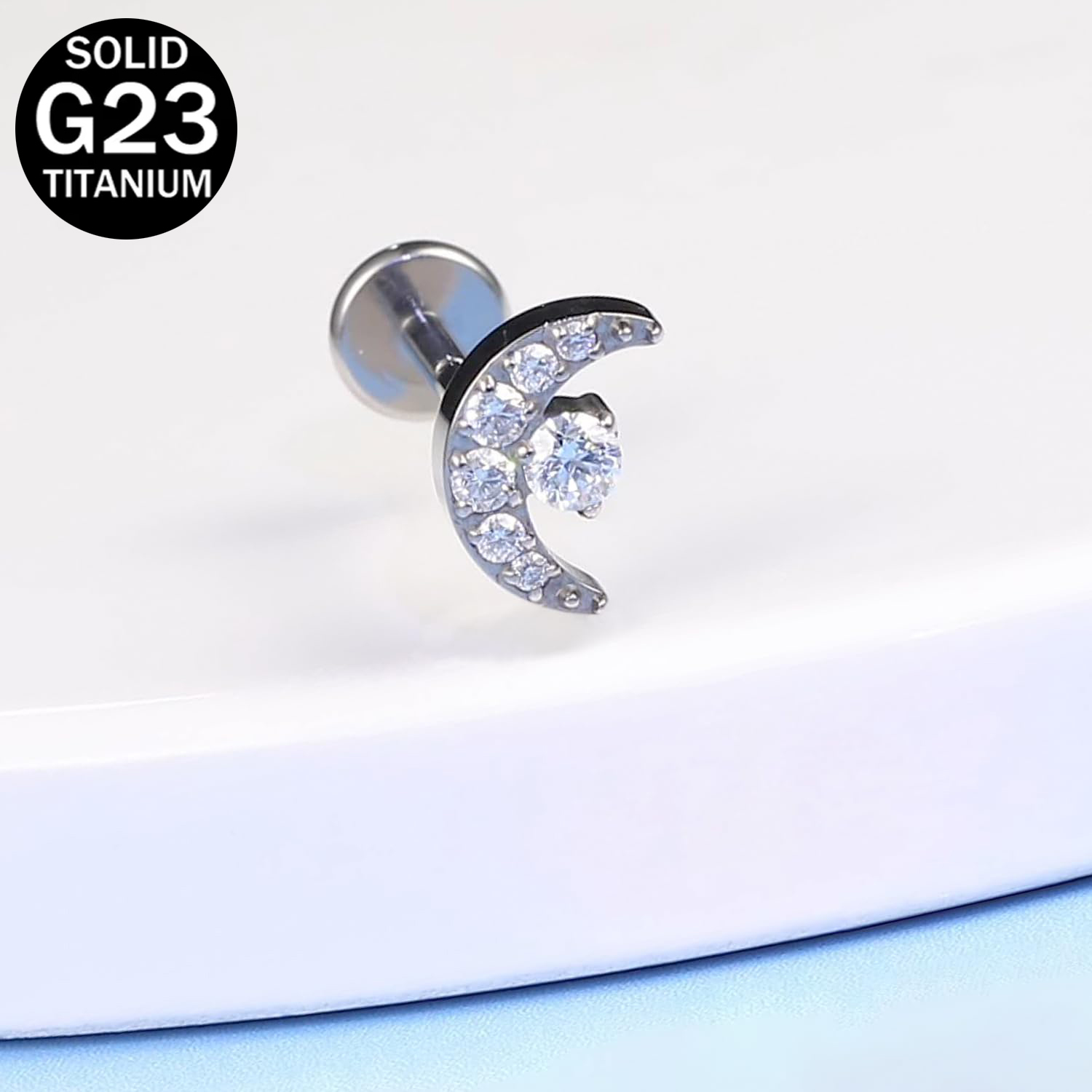 G23 Titanium Crescent-Moon-des - Dermal Anchor Top recensie en prijs