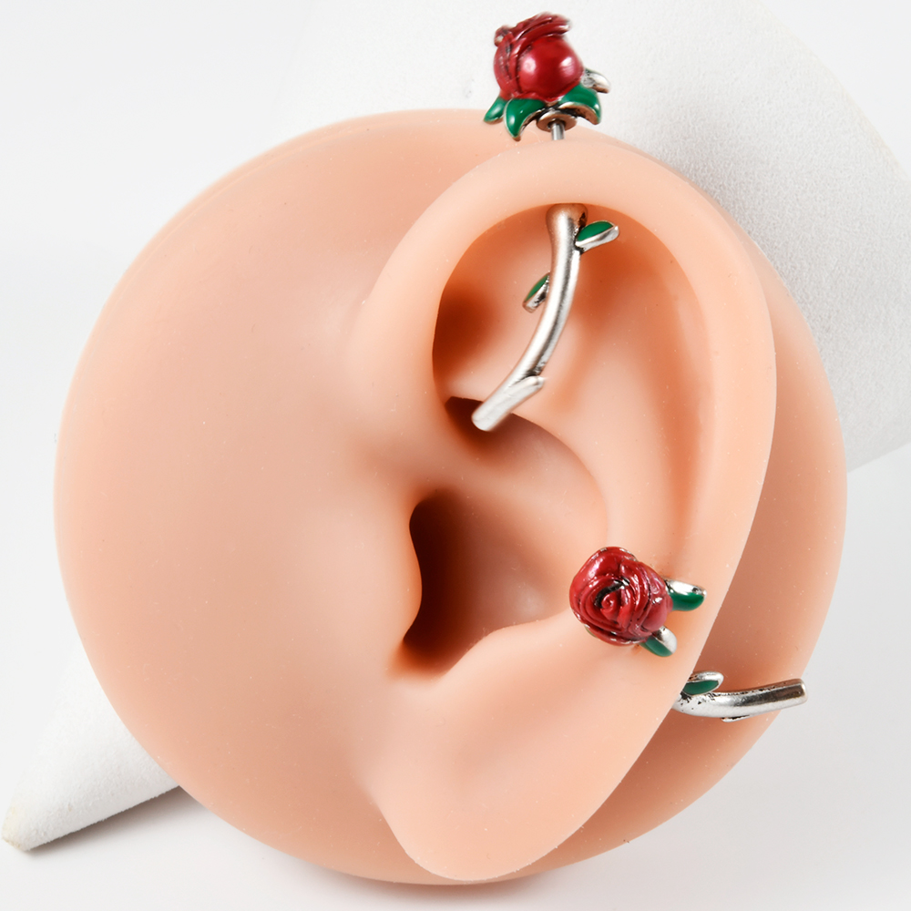1 Stuk Chirurgisch Staal Rode  - Body Jewelry Barbell recensie en prijs