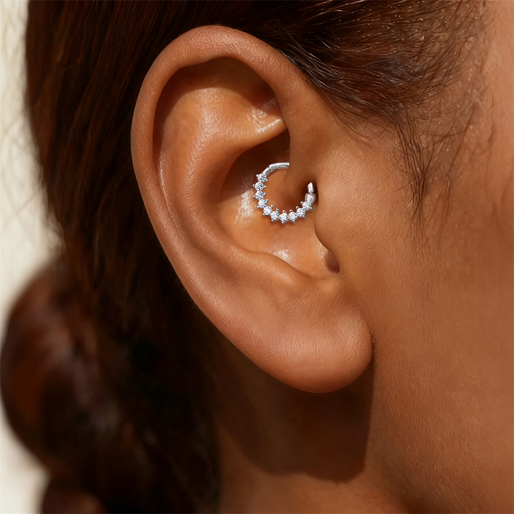 KOJ 1PC 925 Sterling Zilver Mo - Body Piercing Quality Jewelry recensie en prijs