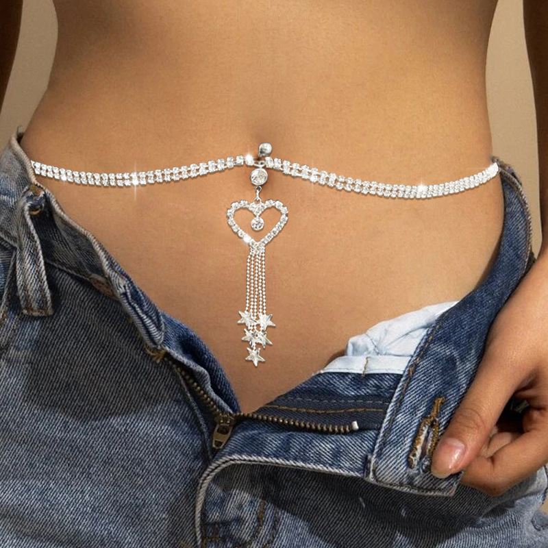GLAMing Boho Hart Dangle Stras - Body Jewelry Piercing recensie en prijs
