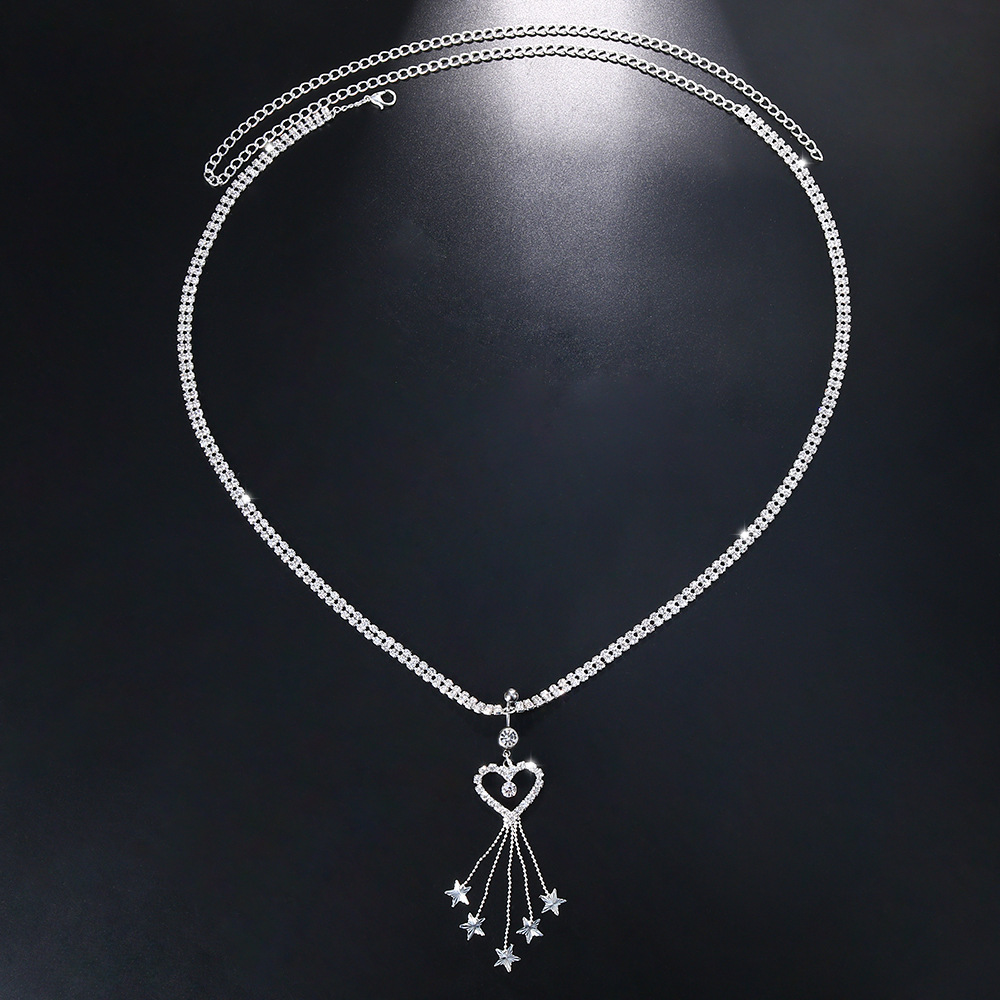 GLAMing Boho Hart Dangle Stras - Body Jewelry Piercing recensie en prijs
