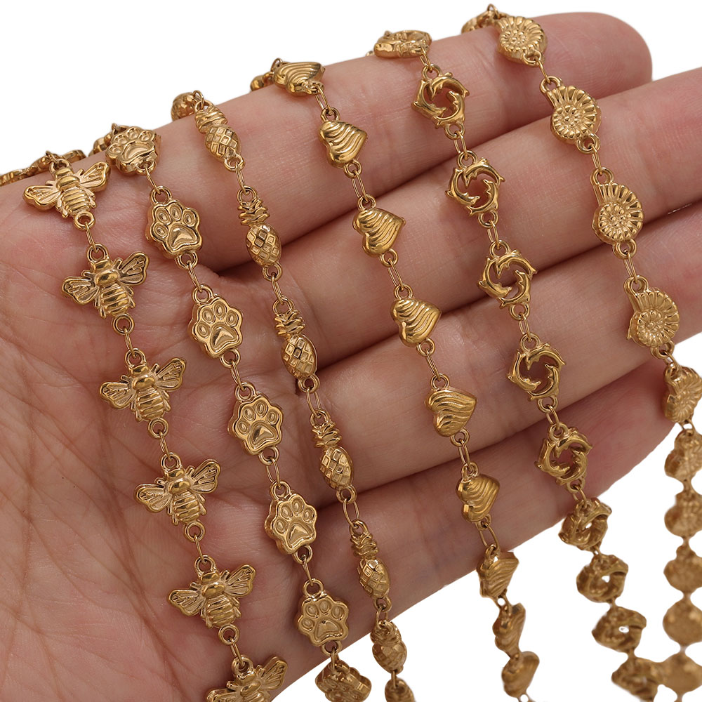 1M PVD Gouden RVS Hart Ster Bl - Body Jewelry In Bulk recensie en prijs