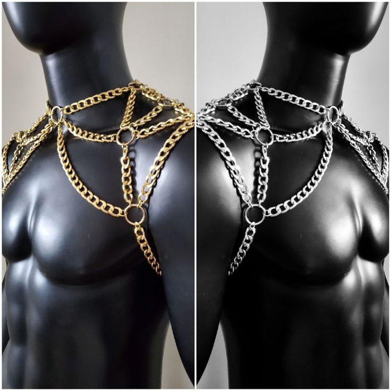 Punk Mannen Schouder Body Chai - Body Jewelry Back recensie en prijs