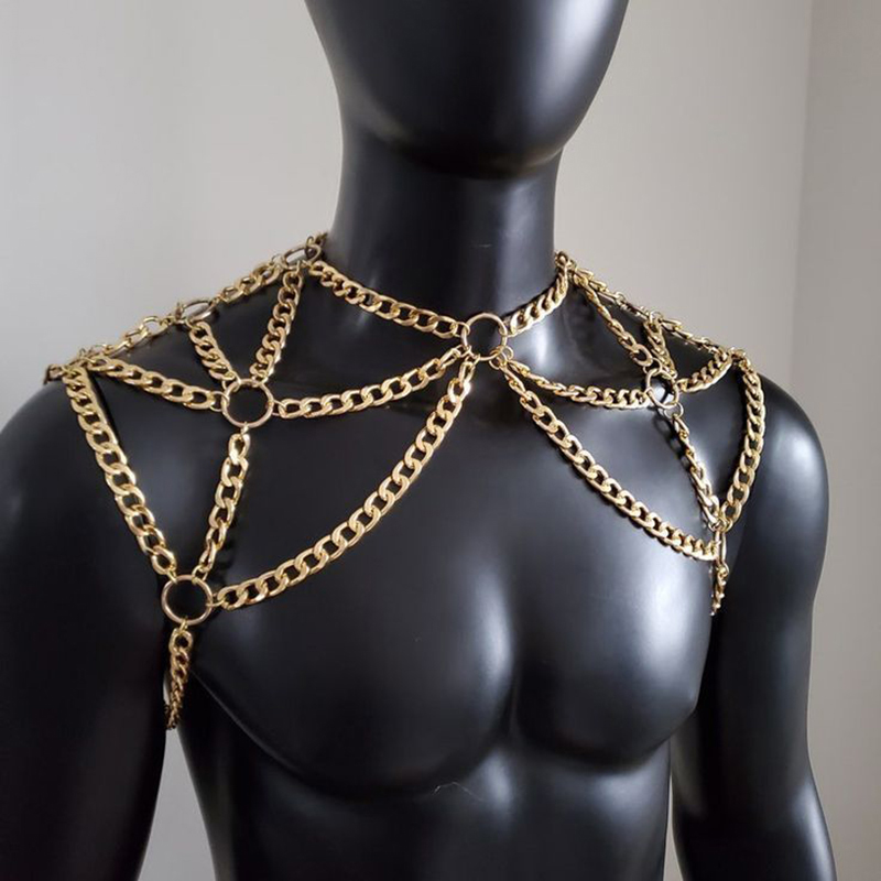 Punk Mannen Schouder Body Chai - Body Jewelry Back recensie en prijs