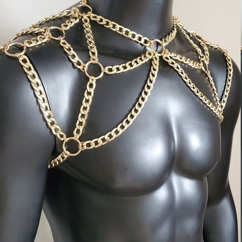 Punk Mannen Schouder Body Chai - Body Jewelry Back recensie en prijs