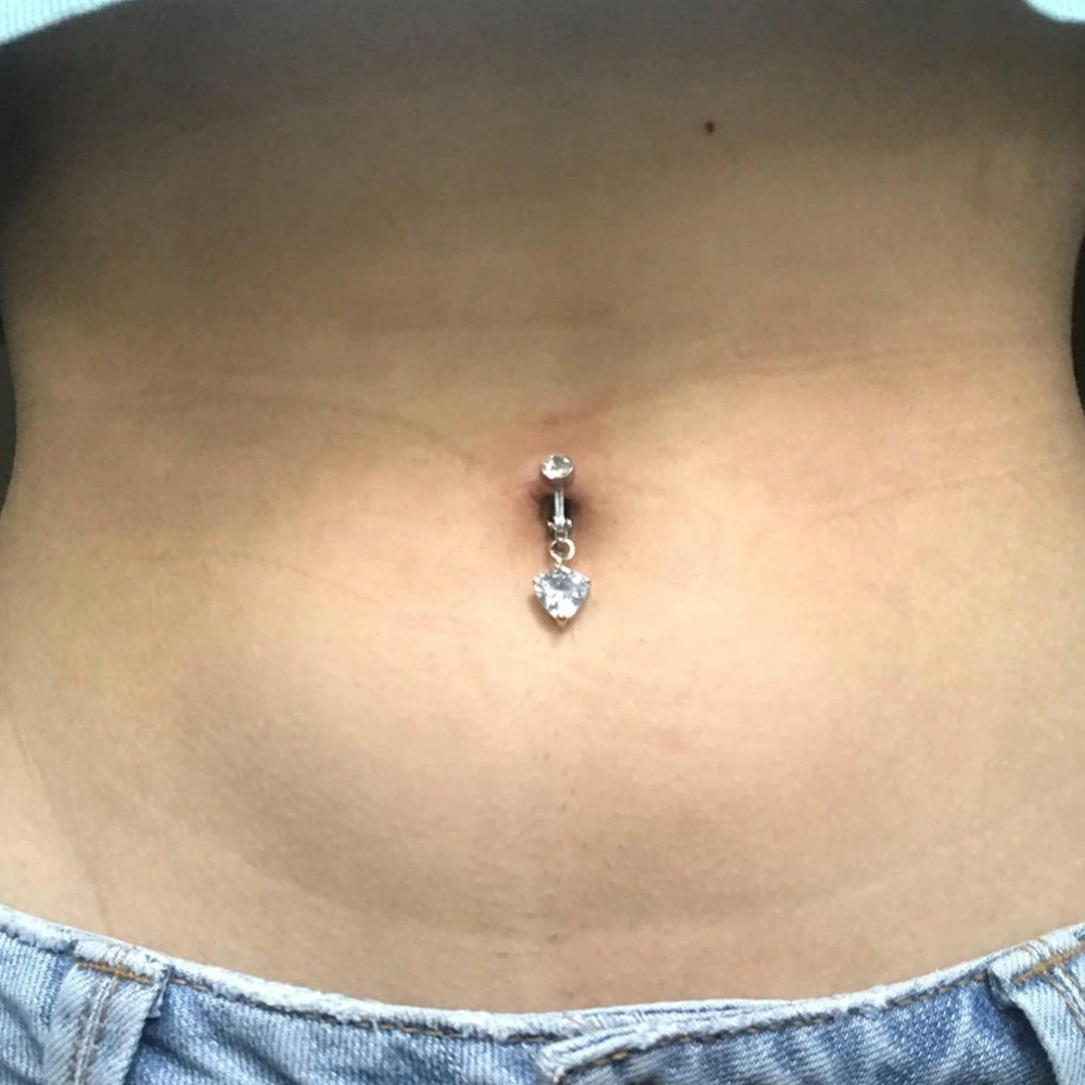 Gouden nep buikpiercing kubiek - Body Jewelry Piercing recensie en prijs
