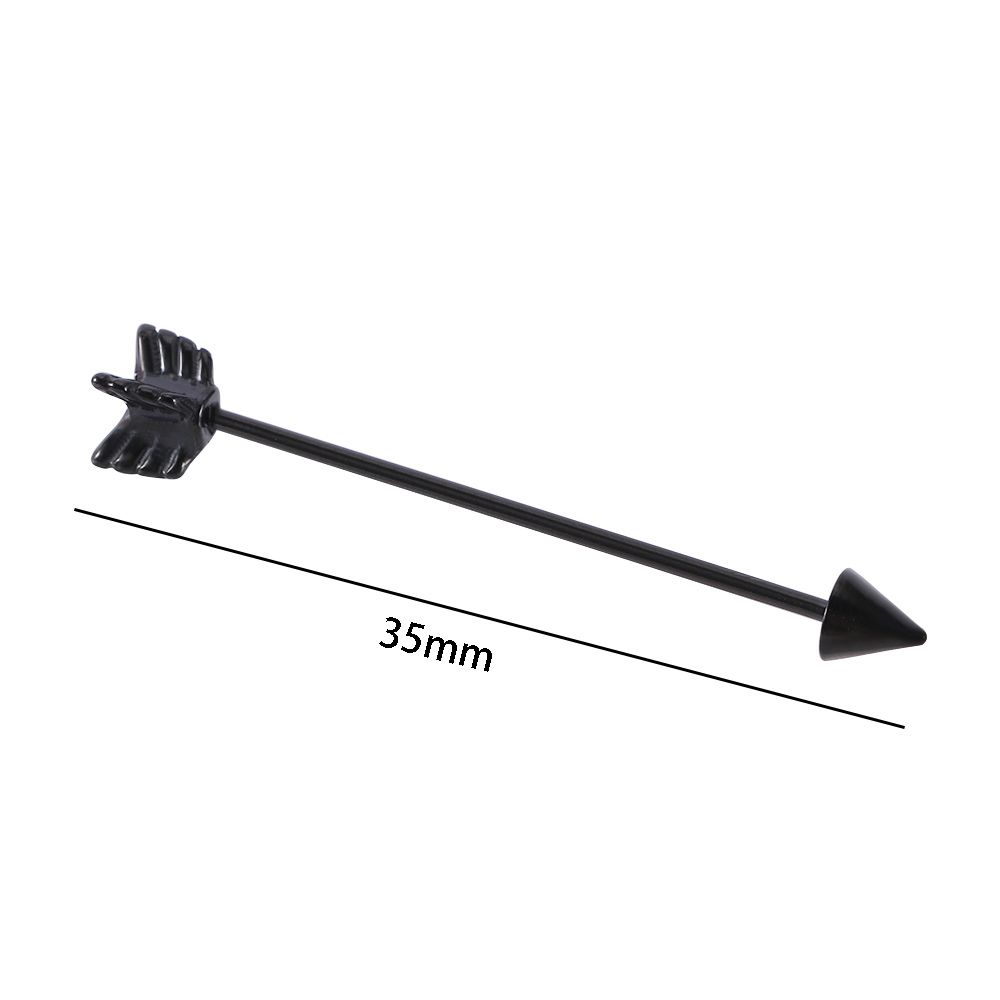 Schroefoorring van lang roestv - Industrial Barbell Long recensie en prijs