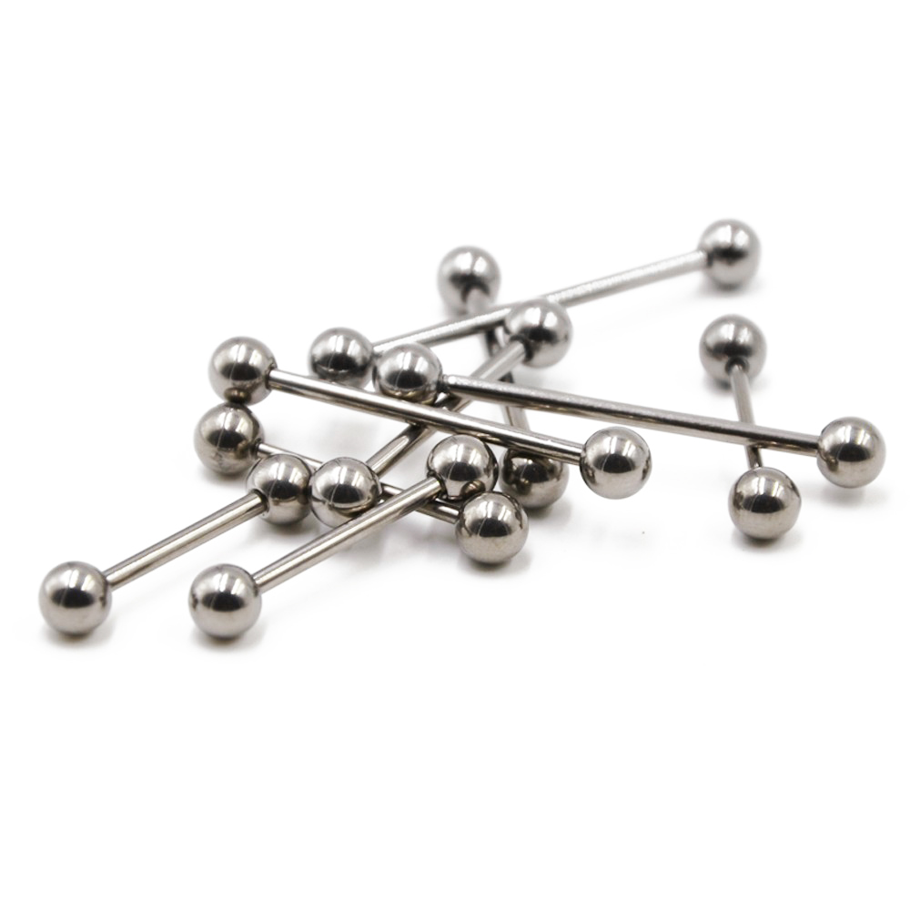 2 Stuks 14G/16G Chirurgisch St - Industrial Barbell Long recensie en prijs