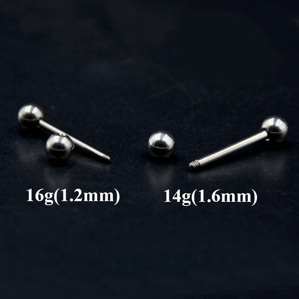 2 Stuks 14G/16G Chirurgisch St - Industrial Barbell Long recensie en prijs