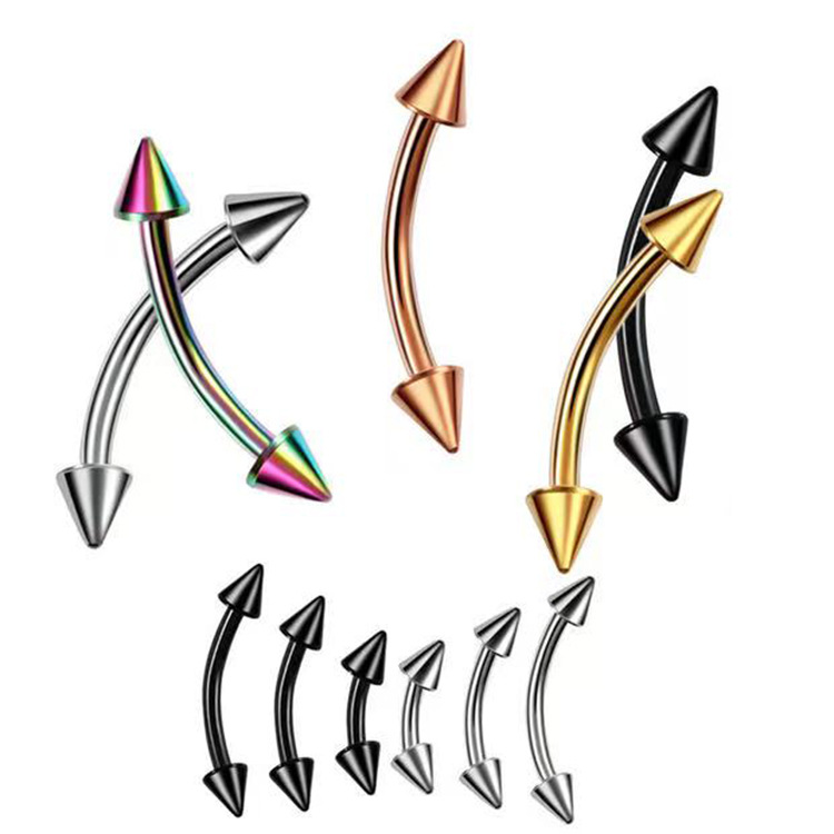 2 Stuk Titanium Staal Wenkbrau - Eyebrow Curved Barbell recensie en prijs