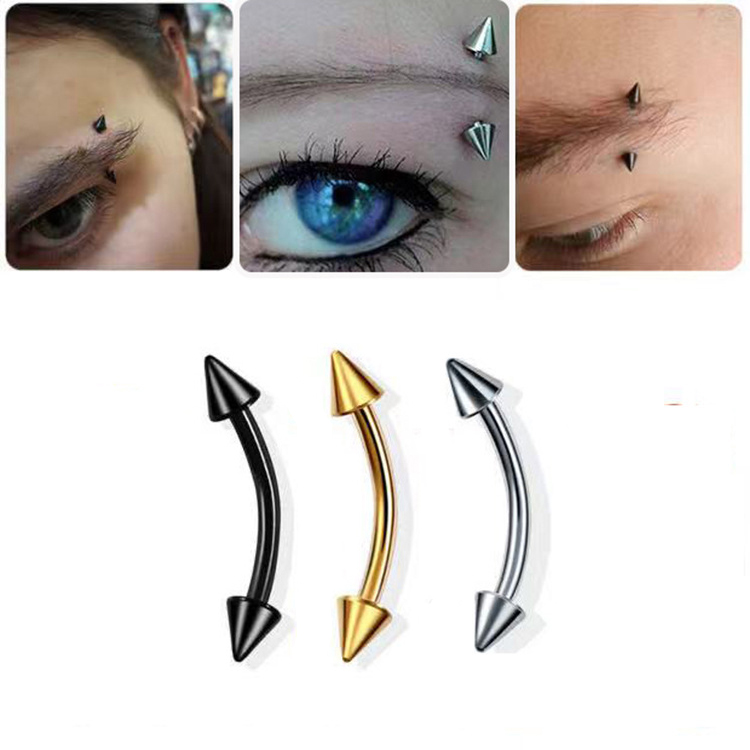 2 Stuk Titanium Staal Wenkbrau - Eyebrow Curved Barbell recensie en prijs