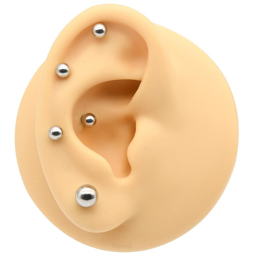 1Pc 12G-00G Rvs Rechte Barbell - Body Jewelry Barbell recensie en prijs