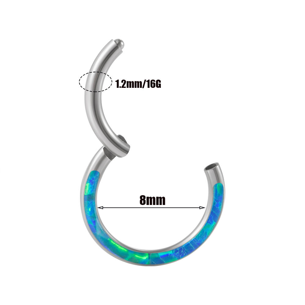 1 Stuk Chirurgisch Staal Opaal - Body Piercing Quality Jewelry recensie en prijs